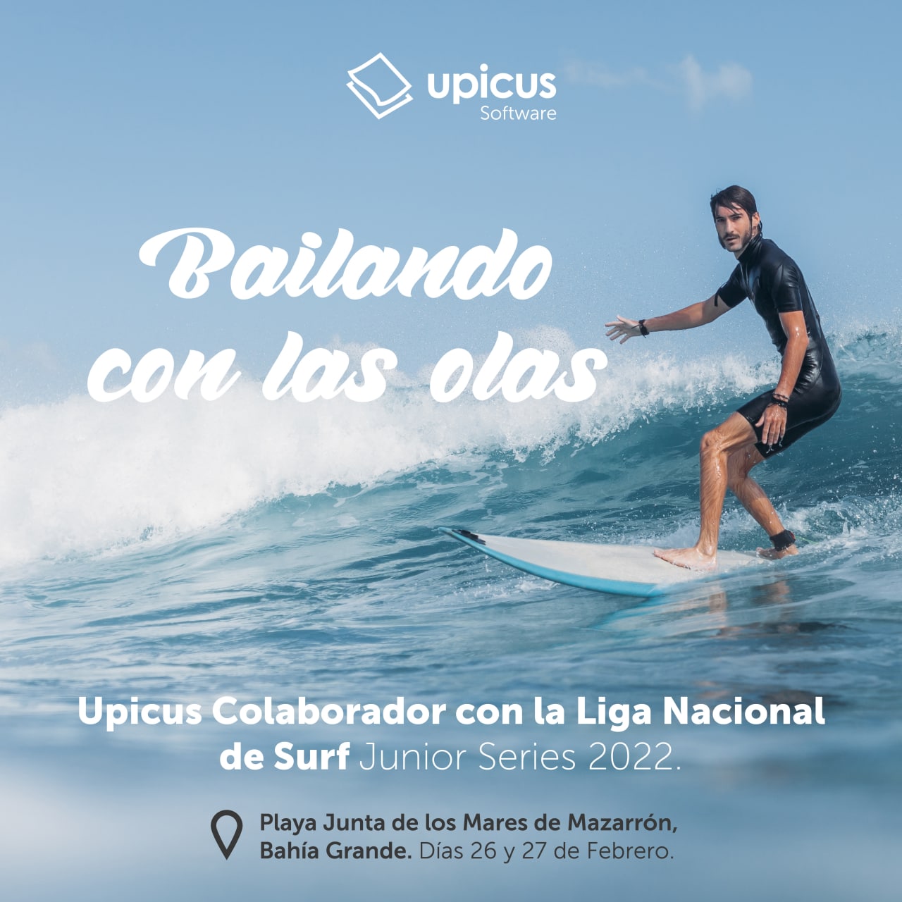 Upicus colabora con la liga nacional de Surf